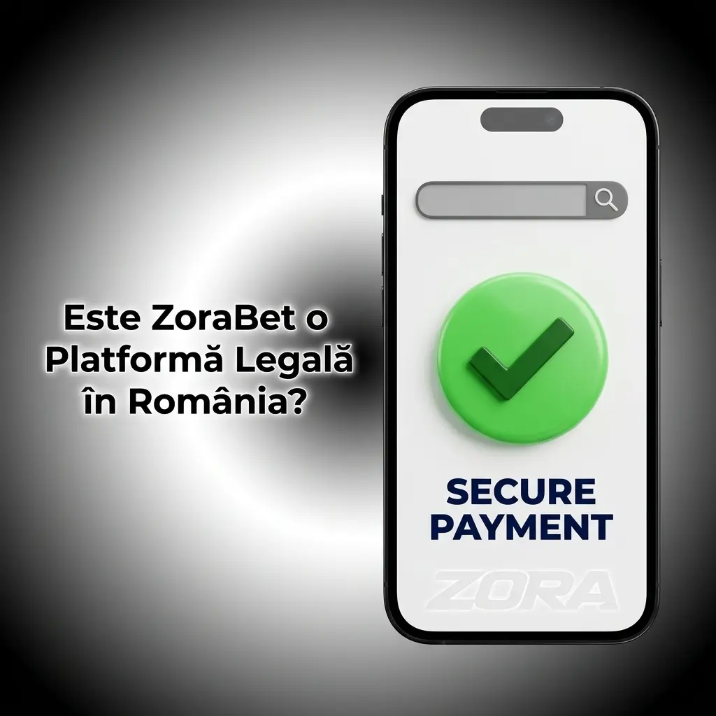 Sigla ZoraBet cu elemente de licență legală, securitate SSL și joc responsabil în România