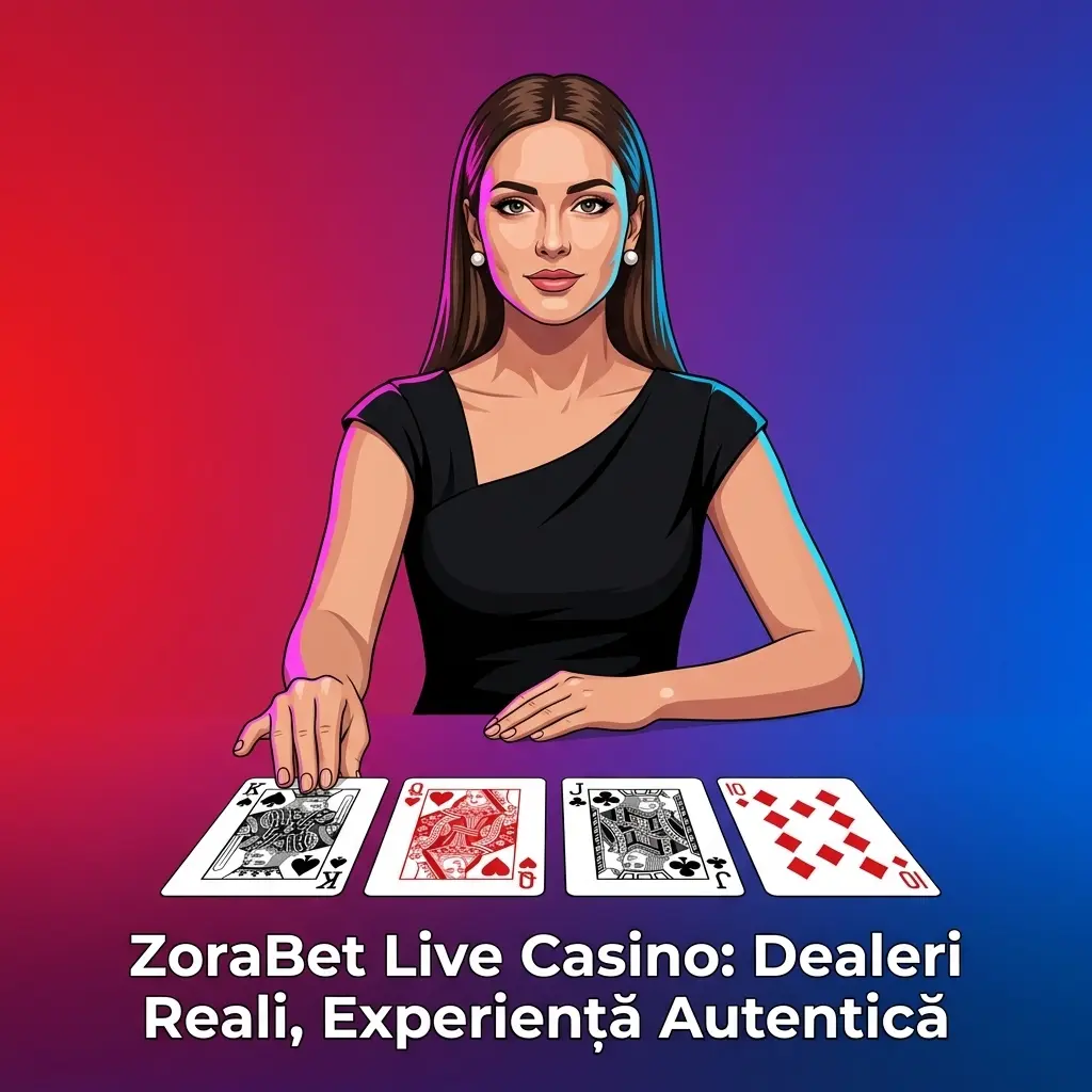 Dealeri reali la mese de live casino ZoraBet, streaming HD cu ruletă, blackjack și Crazy Time